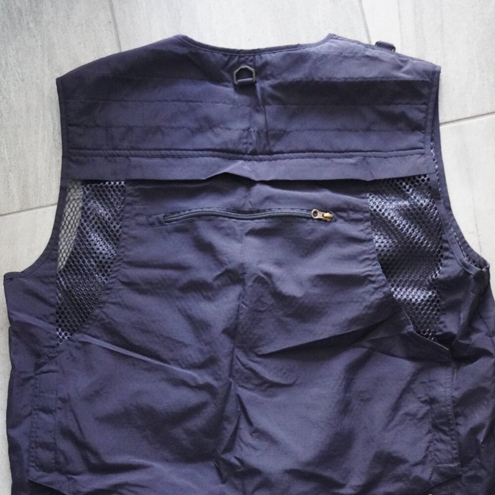 Utility Vest Multi-Pocket Travel Fishing Vest – Navy - Picture 3 of 4